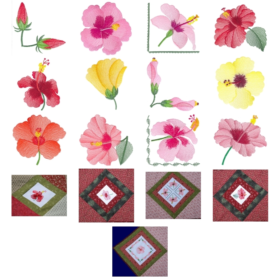 Lite Hibiscus Set 1 Small