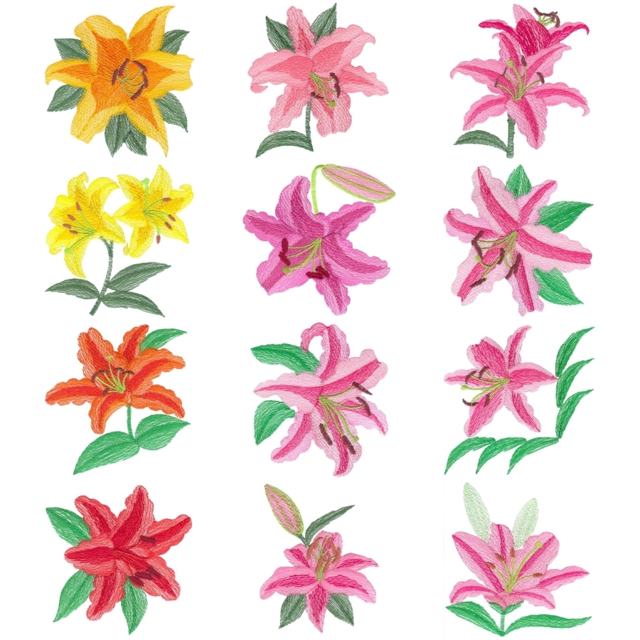 Aljay Lite Lilies Set 1 Small