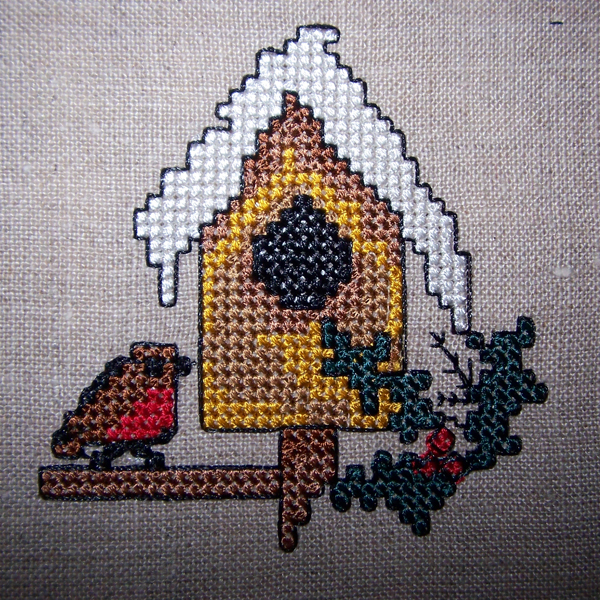 Winter Bird House -3