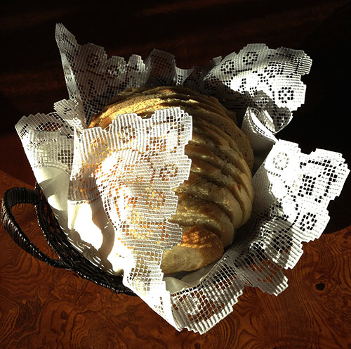Table Runner and Bread Basket Coaster Michelle -4