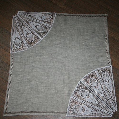 Table Runner White Passion -61