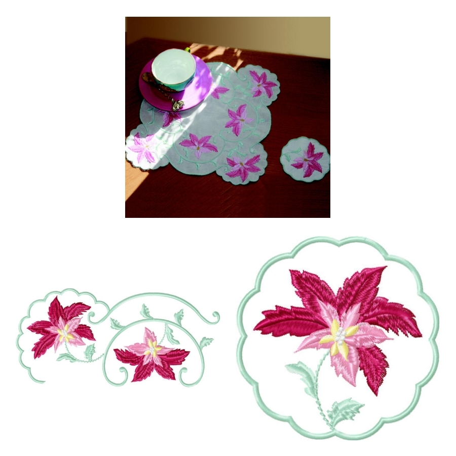 Tea Cloth Christina and Coasters