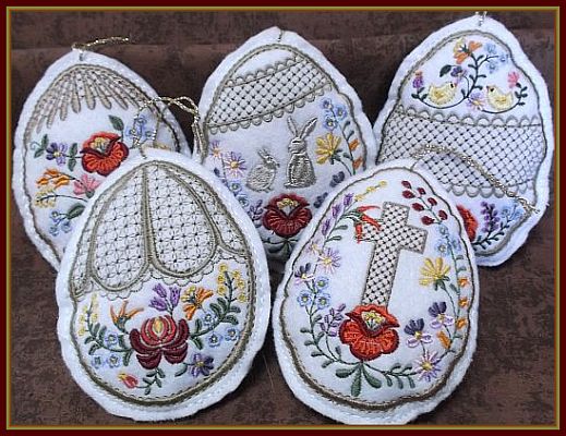 Folk Art Easter Eggs-3