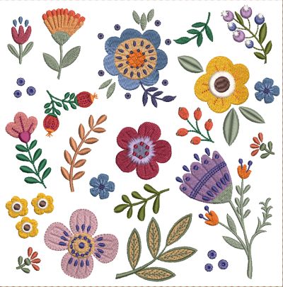 FOLK ART QUILT BLOCKS-4