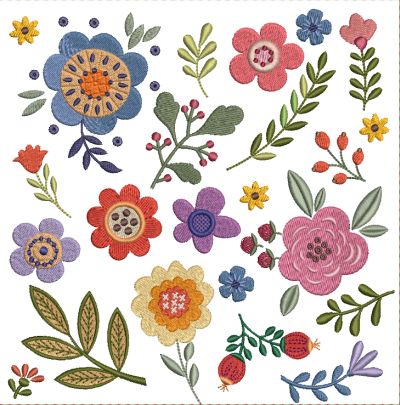 FOLK ART QUILT BLOCKS-6