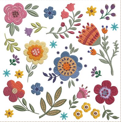 FOLK ART QUILT BLOCKS-7