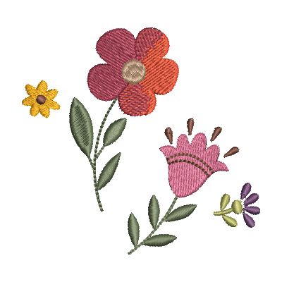 Folk Art Flowers Small-24