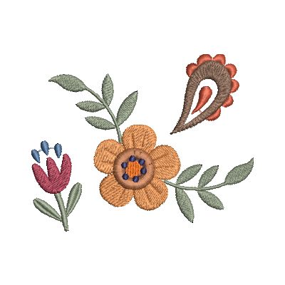 Folk Art Flowers Small-30