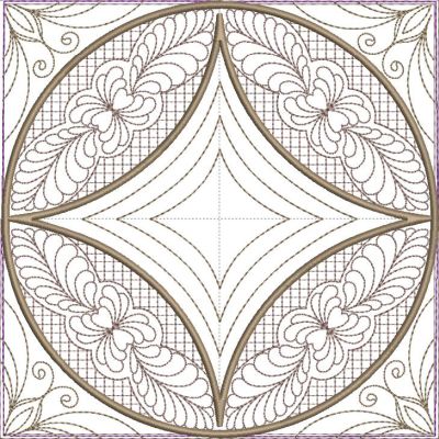 Cathedral Window Quilt Blocks-6