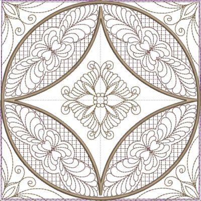 Cathedral Window Quilt Blocks-7