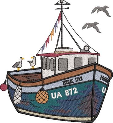 Painted Fishing Boats-15