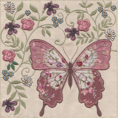 Applique Butterfly Quilt Blocks-5
