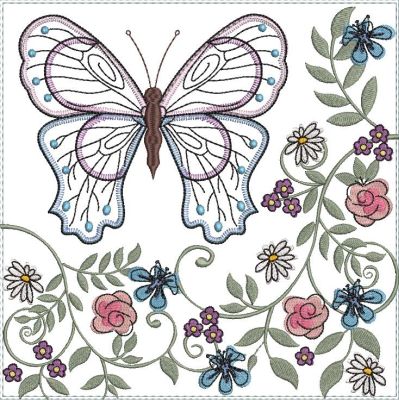 Applique Butterfly Quilt Blocks-6