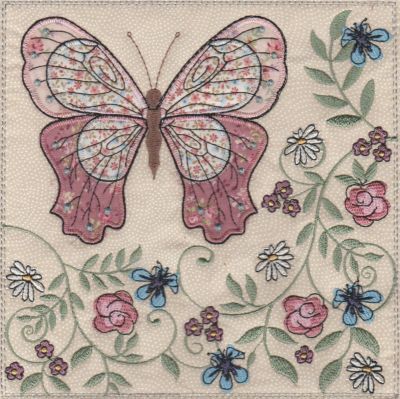 Applique Butterfly Quilt Blocks-7