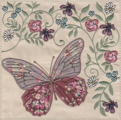 Applique Butterfly Quilt Blocks-9