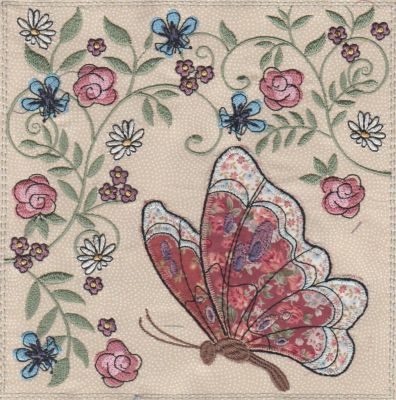 Applique Butterfly Quilt Blocks-11