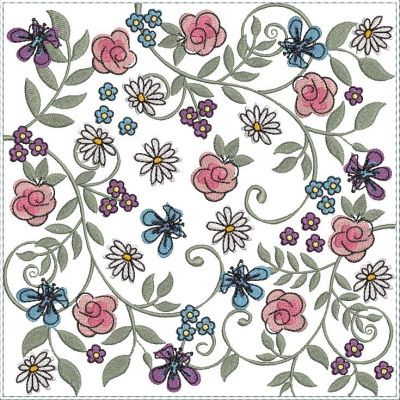 Applique Butterfly Quilt Blocks-12