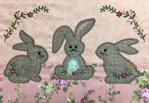 Applique Bunnies-8