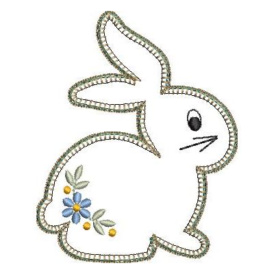 Applique Bunnies-12