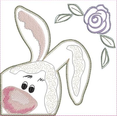 Applique Bunnies-15