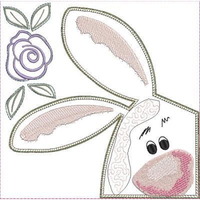 Applique Bunnies-16