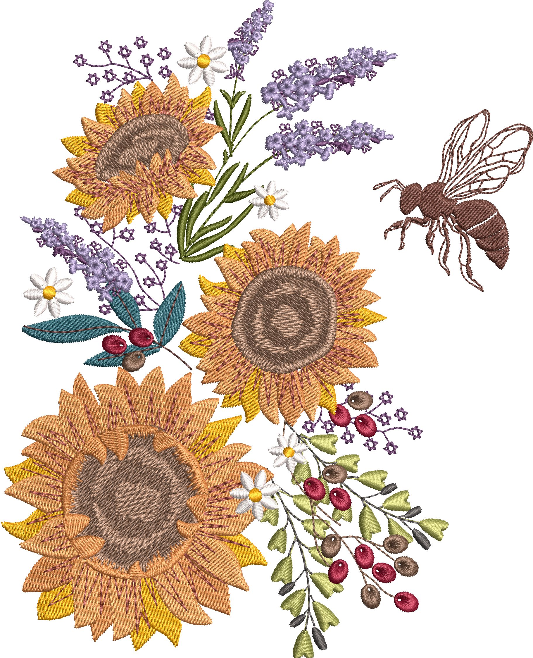 Bees and Flowers | OregonPatchWorks