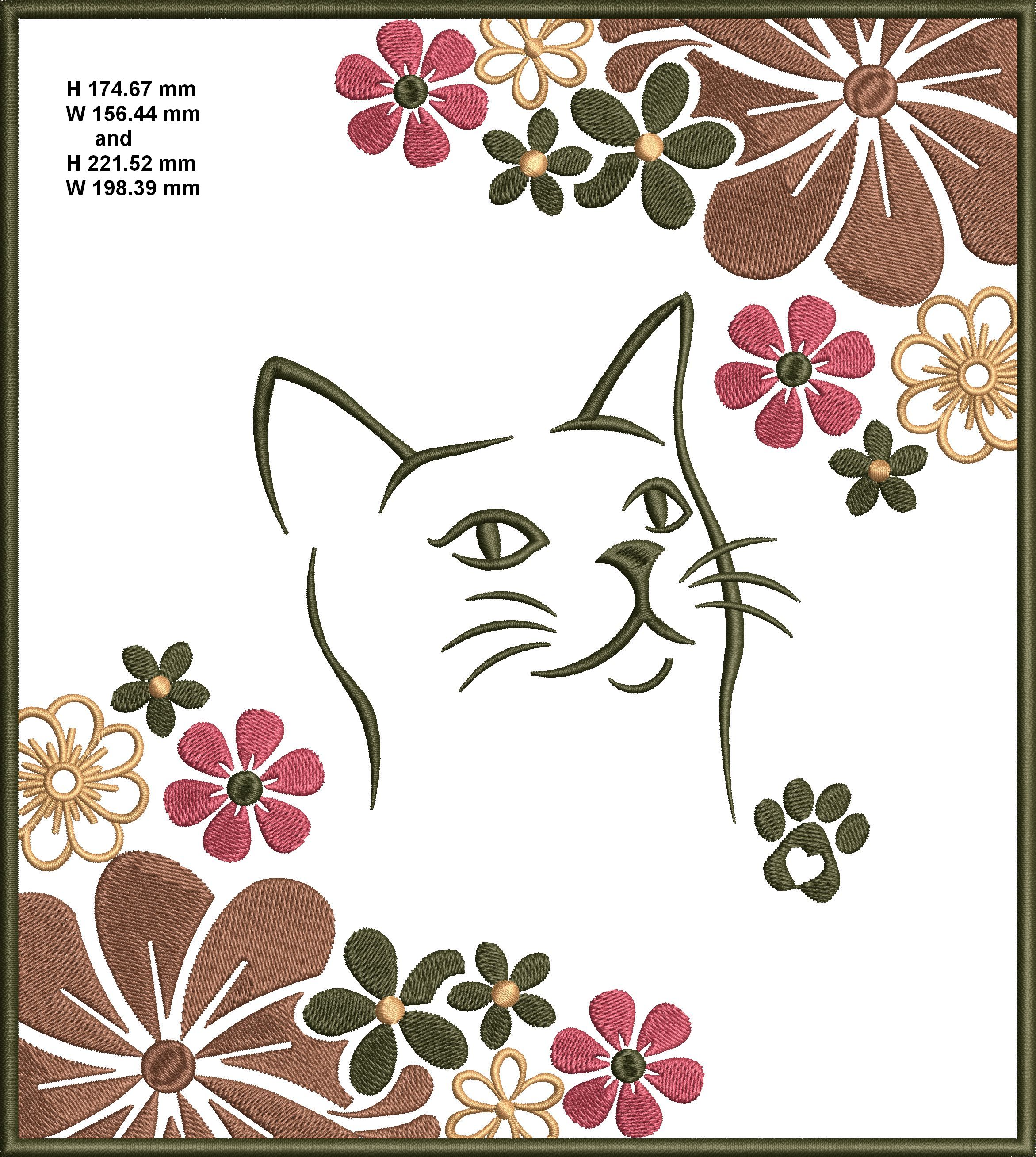 Flower Cats OregonPatchWorks