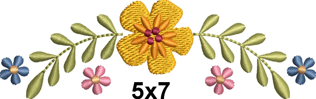 Floral Animal Applique 1-Rabbit-7
