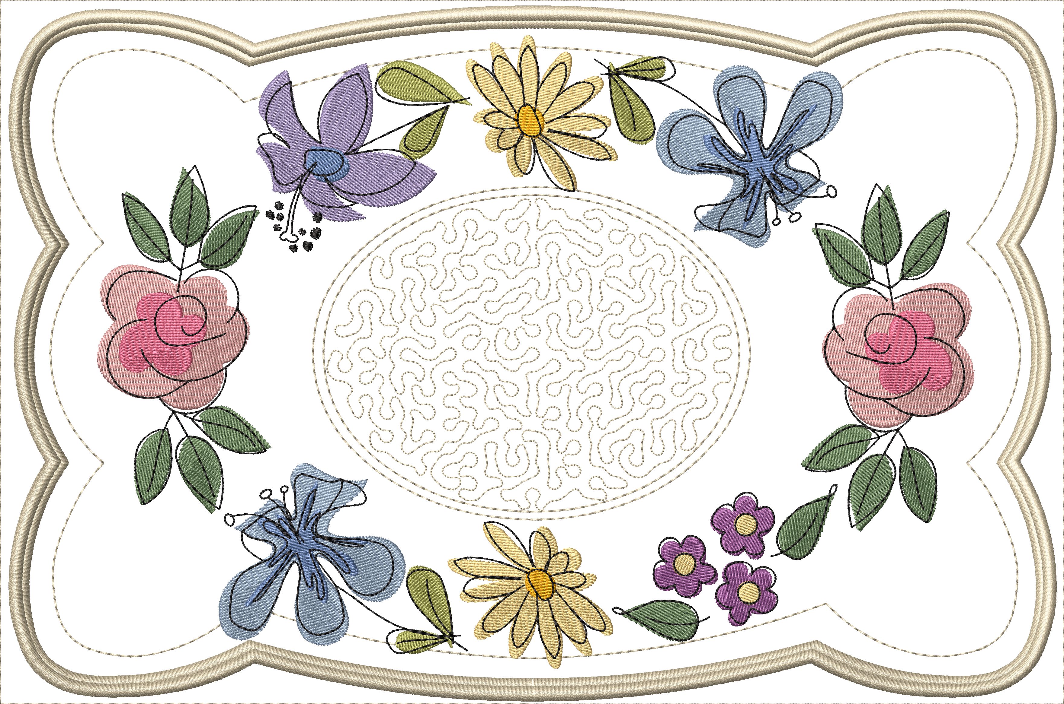Simply Flowers Placemats-4