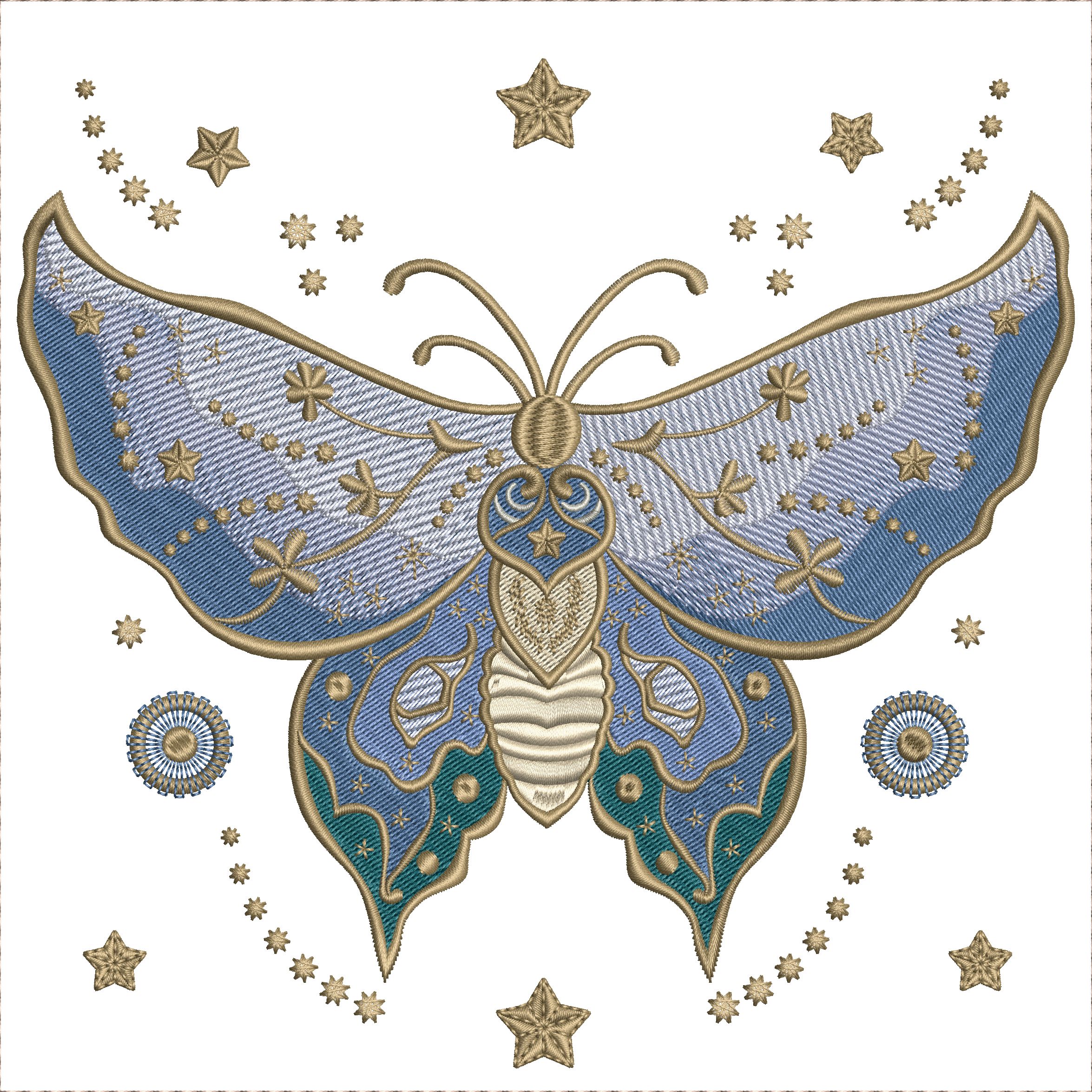 CELESTIAL MOTHS | OregonPatchWorks