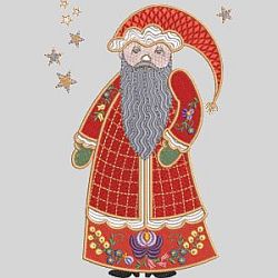 FOLK ART SANTA SINGLE 2 