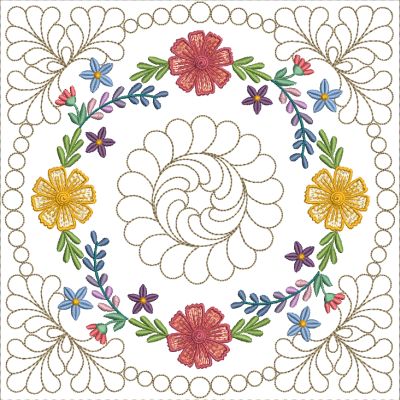 Mexican Folk Art Block 5