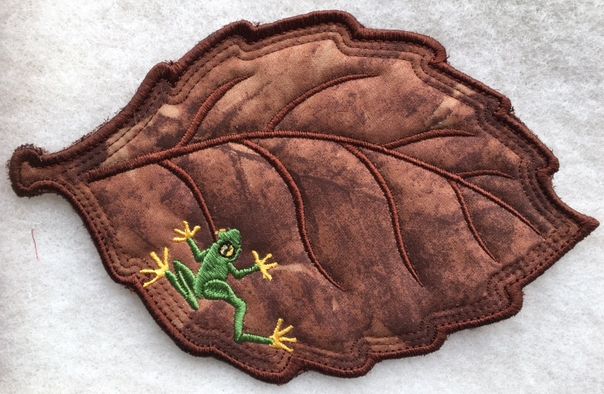Leaf Mug Rug 2