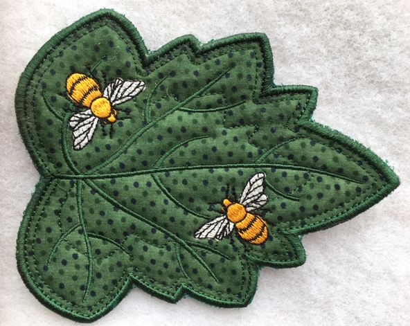 Leaf Mug Rug 3