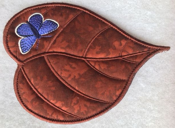 Leaf Mug Rug 4