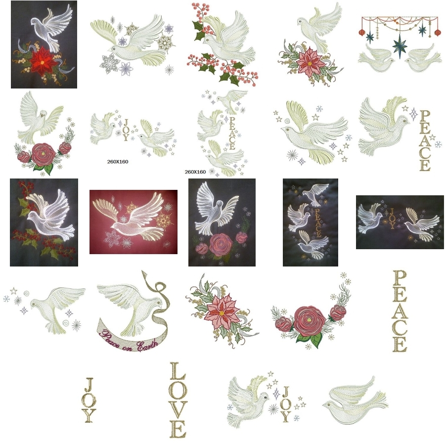 FESTIVE DOVES 