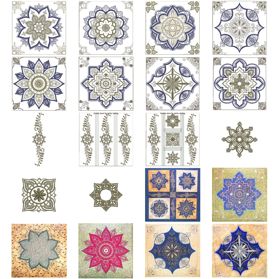 MANDALA QUILT BLOCKS