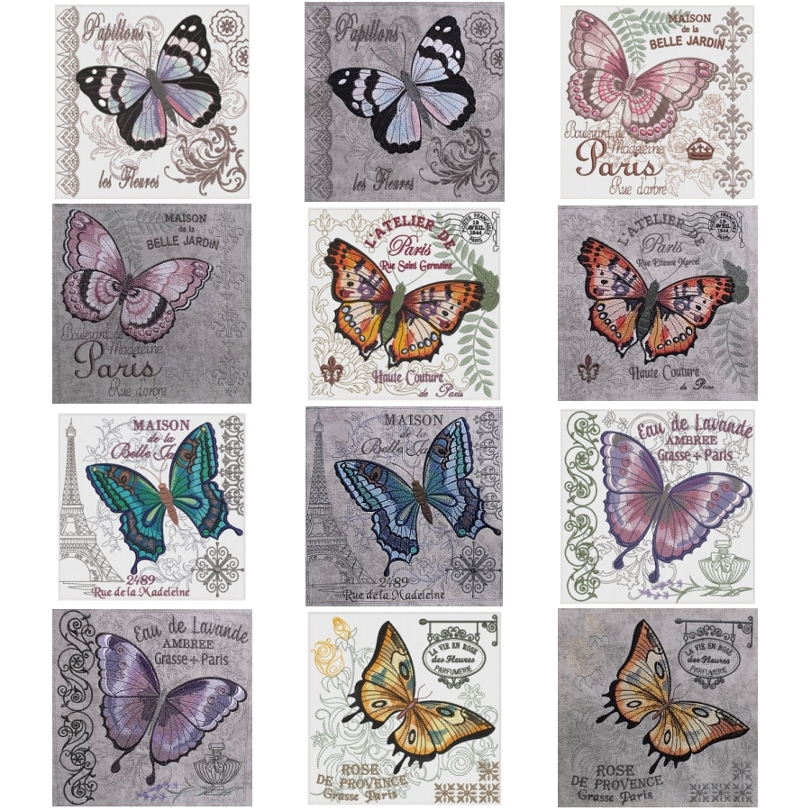 BUTTERFLY COLLAGE 