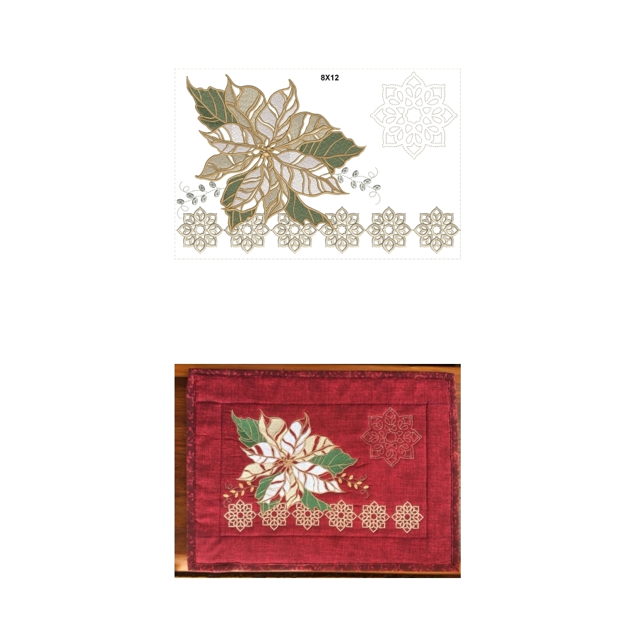 Poinsettia Splendour Placemat