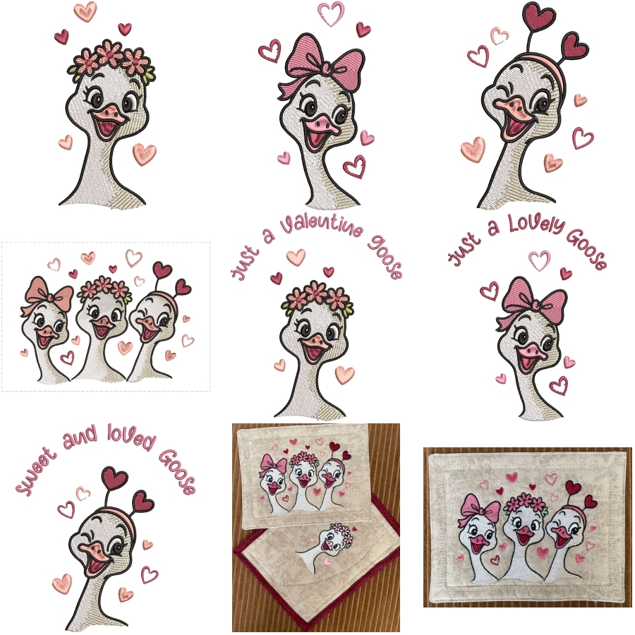 Valentine Geese