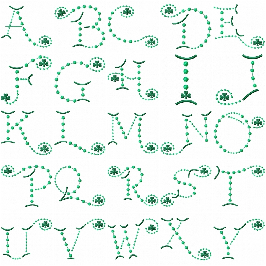 Candlewick and Clover Font 