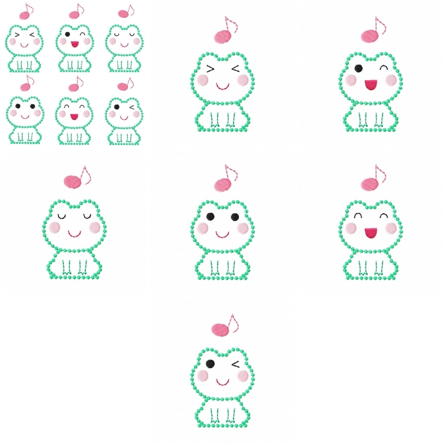 Cute Frog Expressions