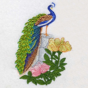Floral Peacocks 2 -4