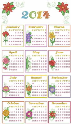 2014 Floral Calendar -28