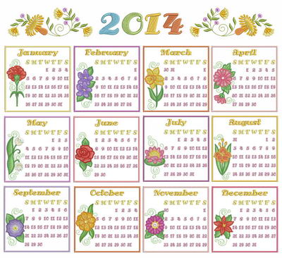 2014 Floral Calendar -30