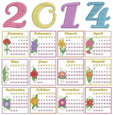 2014 Floral Calendar -31
