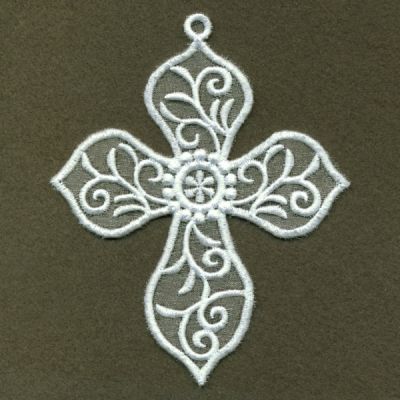 Organza Decorative Crosses -16