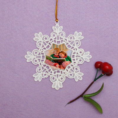 FSL Snowflake Photo Ornaments 2 -9