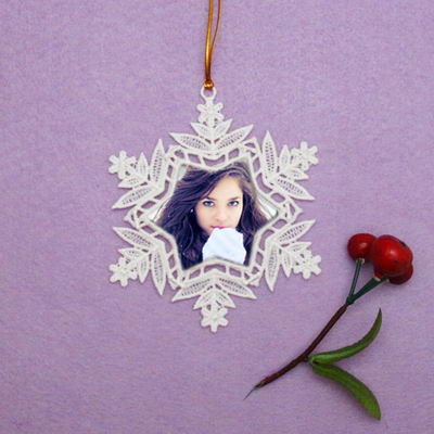 FSL Snowflake Photo Ornaments 2 -11