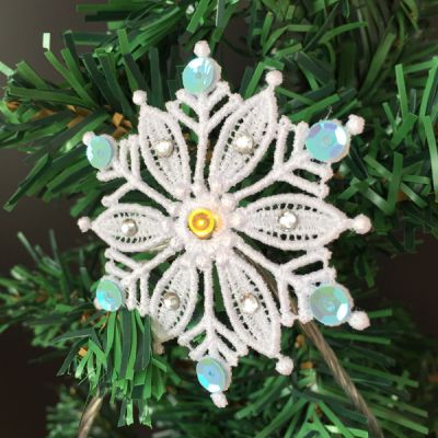 FSL Crystal Sequin Snowflake Lights -4